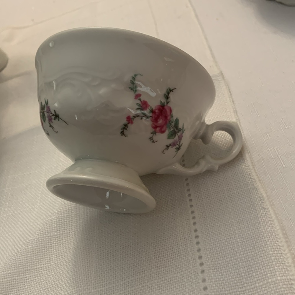 Vintage Royal Kent Poland Bavarian Rose tea/coffee Pot set. - Picture 9 of 13
